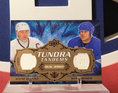 Wayne Gretzky / Mark Messier 2008-09 - Artifacts Tundra Tandems Jersey /75  Upper Deck